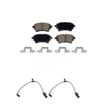 Rear Ceramic Brake Pad Wear Sensor Kit For Audi A5 Sportback A4 Quattro S5 allroad RS5 S4 KCW-101418