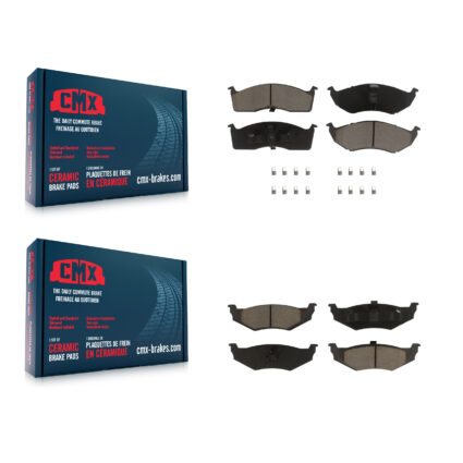 Front Rear Ceramic Brake Pads Kit For Chrysler Intrepid Dodge Concorde 300M LHS Eagle New KCX-100024