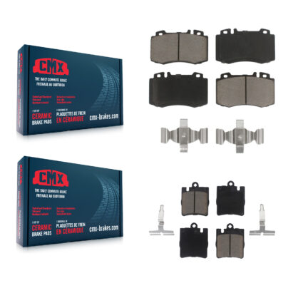Front Rear Ceramic Brake Pads Kit For Mercedes-Benz C230 SLK350 C320 C350 KCX-100045