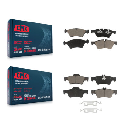 Front Rear Ceramic Brake Pads Kit For Mercedes-Benz E350 E550 E500 AWD KCX-100048