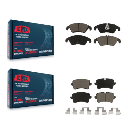 Front Rear Ceramic Brake Pads Kit For Audi A6 Quattro A7 KCX-100053