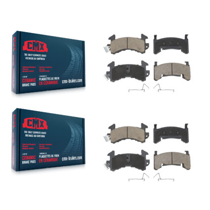 Front Rear Ceramic Brake Pads Kit For Chevrolet Camaro Pontiac Firebird Cadillac Eldorado KCX-100056