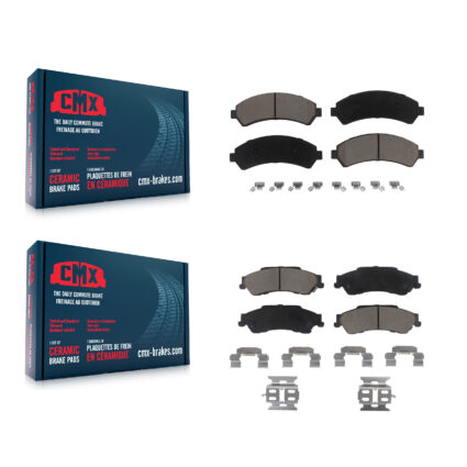 Front Rear Ceramic Brake Pads Kit For Chevrolet GMC Blazer Jimmy S10 Sonoma Isuzu Hombre KCX-100058