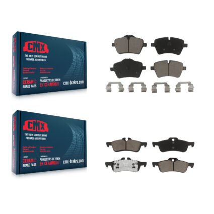 Front Rear Ceramic Brake Pads Kit For Mini Cooper With 294mm Diameter Rotor KCX-100074