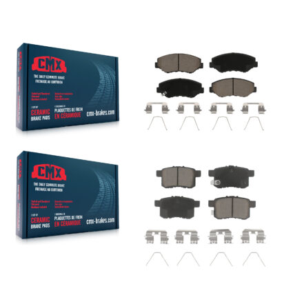 Front Rear Ceramic Brake Pads Kit For Honda Accord KCX-100103