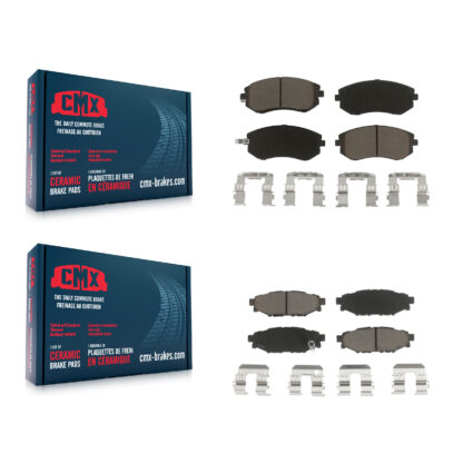 Front Rear Ceramic Brake Pads Kit For Subaru Outback Forester Impreza Legacy WRX KCX-100106