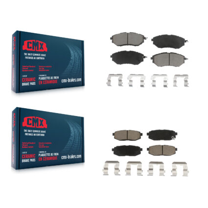 Front Rear Ceramic Brake Pads Kit For Subaru Forester Outback Legacy Tribeca B9 KCX-100111