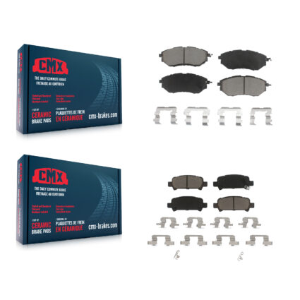 Front Rear Ceramic Brake Pads Kit For Subaru Legacy KCX-100112