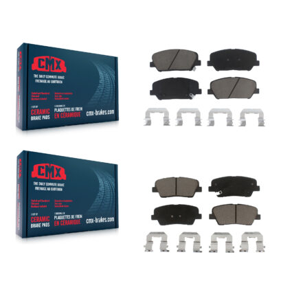 Front Rear Ceramic Brake Pads Kit For Hyundai Genesis Coupe KCX-100116