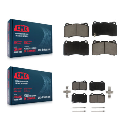 Front Rear Ceramic Brake Pads Kit For Hyundai Genesis Coupe Tesla S KCX-100117