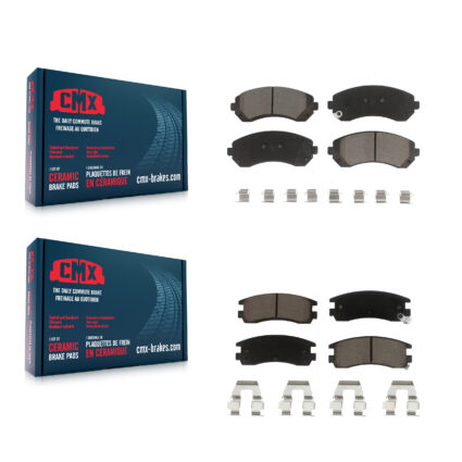 Front Rear Ceramic Brake Pads Kit For Buick Rendezvous Pontiac Montana Chevrolet Venture KCX-100123