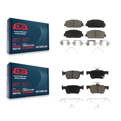 Front Rear Ceramic Brake Pads Kit For Honda Civic KCX-100128