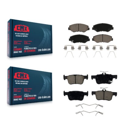 Front Rear Ceramic Brake Pads Kit For Honda Civic KCX-100129