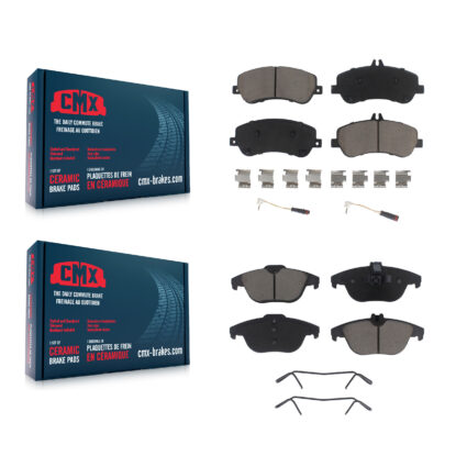 Front Rear Ceramic Brake Pads Kit For Mercedes-Benz GLK350 GLK250 KCX-100139