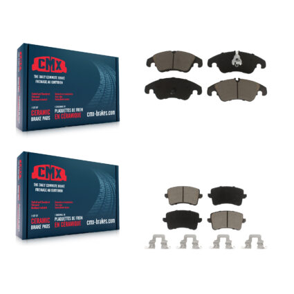 Front Rear Ceramic Brake Pads Kit For Audi Q5 A4 Quattro A5 S4 S5 allroad KCX-100140