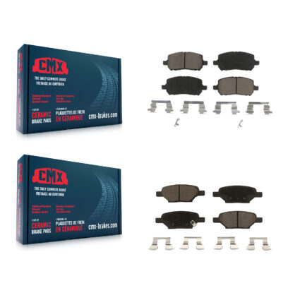 Front Rear Ceramic Brake Pads Kit For Pontiac G5 Pursuit KCX-100148