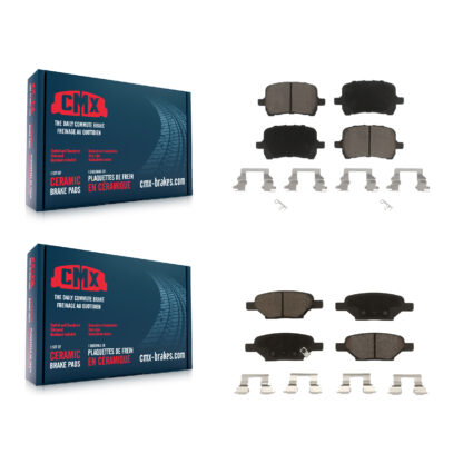 Front Rear Ceramic Brake Pads Kit For Chevrolet Malibu Pontiac G5 G6 Cobalt HHR Saturn KCX-100149