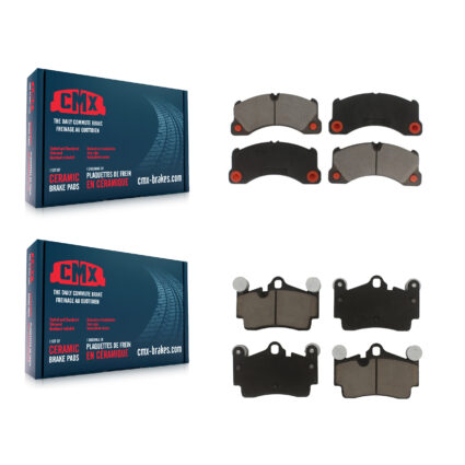 Front Rear Ceramic Brake Pads Kit For Porsche Cayenne KCX-100154