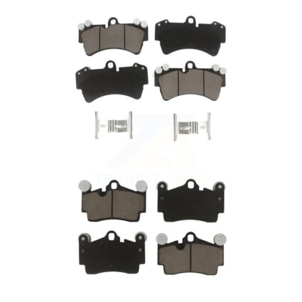 Front Rear Ceramic Brake Pads Kit For Audi Q7 Porsche Cayenne Volkswagen Touareg KCX-100155
