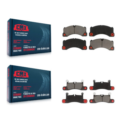 Front Rear Ceramic Brake Pads Kit For Volkswagen Touareg Porsche Cayenne KCX-100157