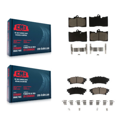 Front Rear Ceramic Brake Pads Kit For Lexus IS300 IS350 GS350 RC350 RC300 IS200t GS450h KCX-100161