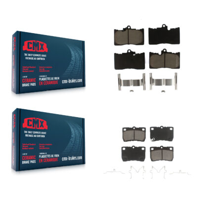 Front Rear Ceramic Brake Pads Kit For Lexus IS350 GS350 GS450h GS430 GS460 KCX-100162