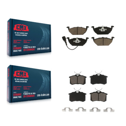 Front Rear Ceramic Brake Pads Kit For Volkswagen Jetta Golf City Beetle KCX-100166