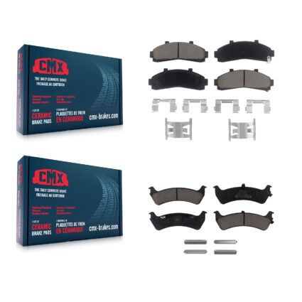 Front Rear Ceramic Brake Pads Kit For Ford Ranger Explorer Mercury Mountaineer KCX-100169