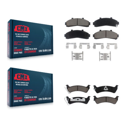 Front Rear Ceramic Brake Pads Kit For 2001 Ford Explorer From 01 02 KCX-100170