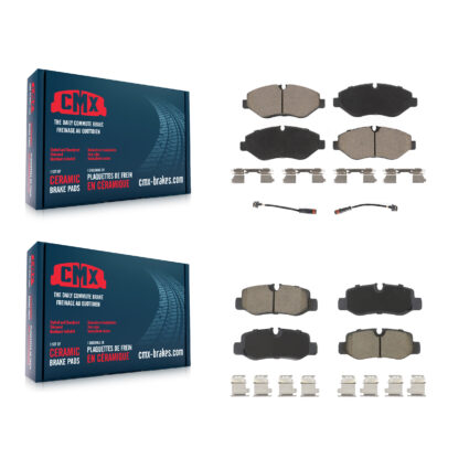 Front Rear Ceramic Brake Pads Kit For 2016-2020 Mercedes-Benz Metris KCX-100177