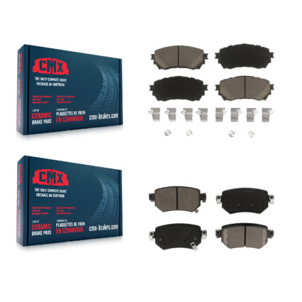 Front Rear Ceramic Brake Pads Kit For Mazda 6 KCX-100179