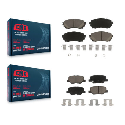 Front Rear Ceramic Brake Pads Kit For Mazda 6 KCX-100180