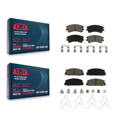 Front Rear Ceramic Brake Pads Kit For 2003-2005 Mazda 6 KCX-100184