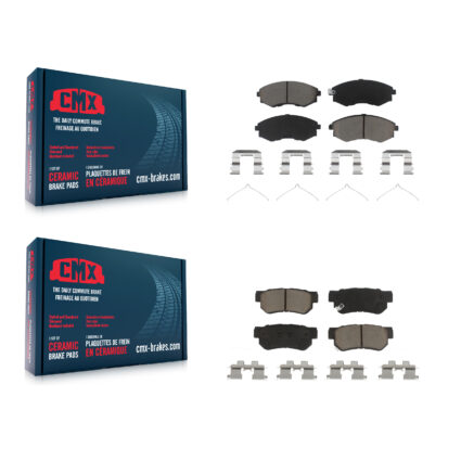 Front Rear Ceramic Brake Pads Kit For Hyundai Sonata Kia Optima Magentis KCX-100188