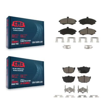 Front Rear Ceramic Brake Pads Kit For Hyundai Elantra Disc rear brakes KCX-100190