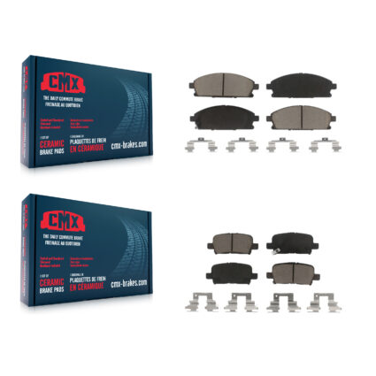 Front Rear Ceramic Brake Pads Kit For 2003-2006 Acura MDX KCX-100198