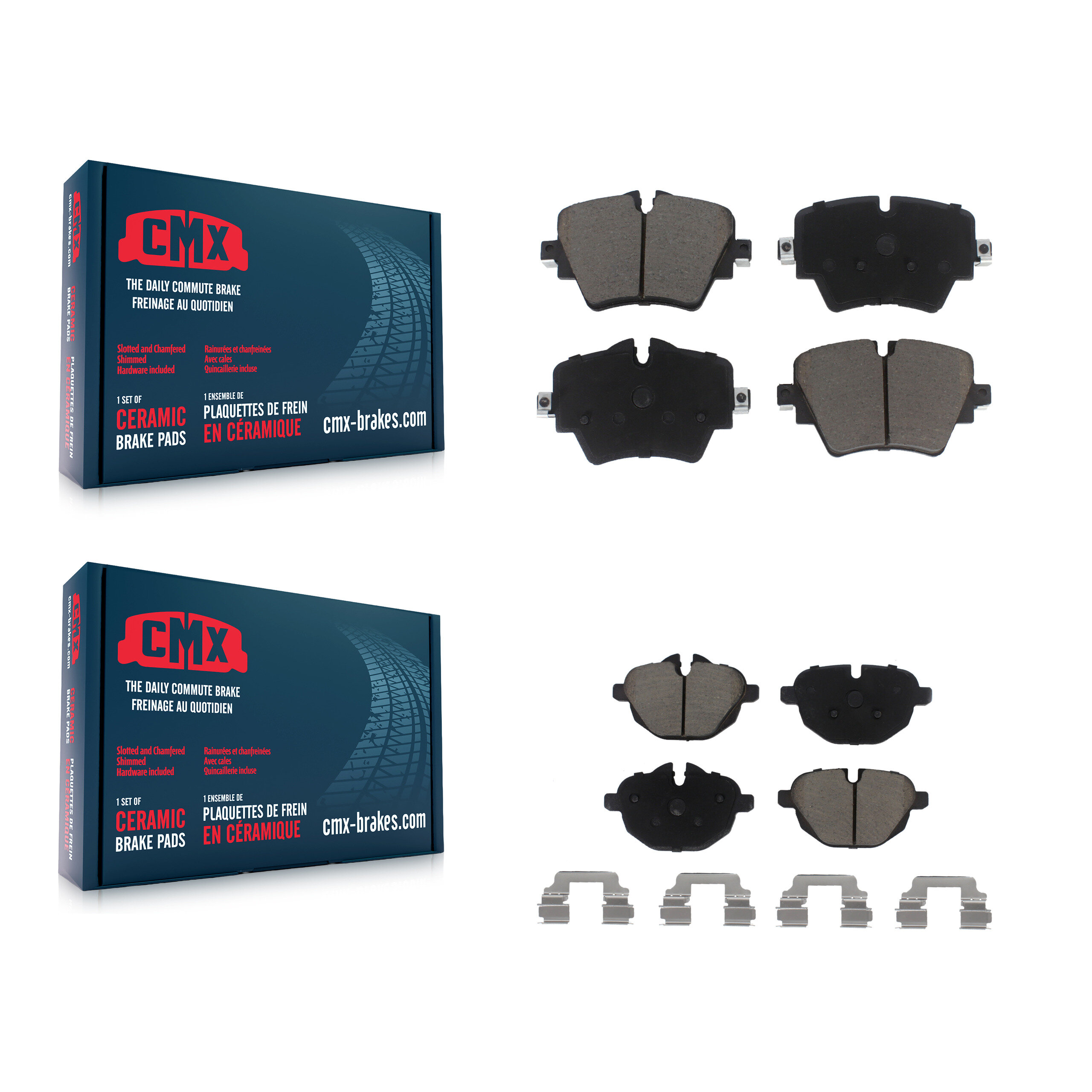 Front Rear Ceramic Brake Pads Kit For BMW X3 X4 KCX-100202