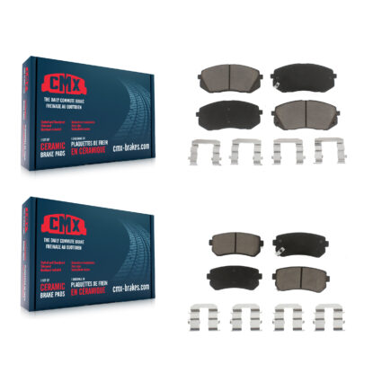 Front Rear Ceramic Brake Pads Kit For Hyundai Tucson Kia Sportage Cadenza KCX-100208