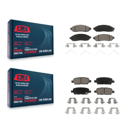 Front Rear Ceramic Brake Pads Kit For Nissan LEAF KCX-100212