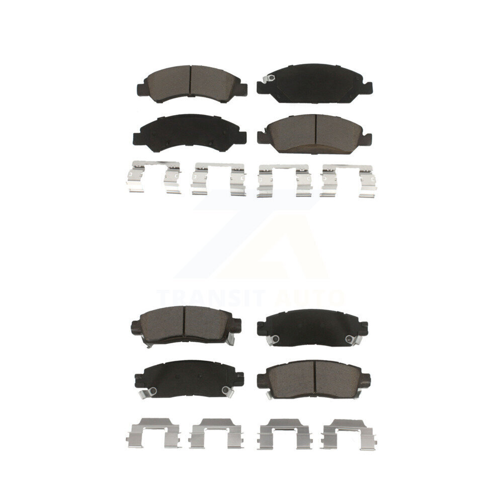 Front Rear Ceramic Brake Pads Kit For Cadillac XTS KCX-100217