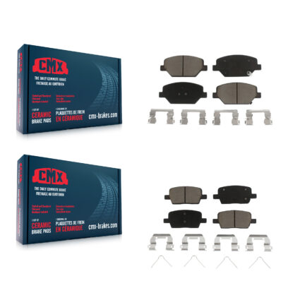 Front Rear Ceramic Brake Pads Kit For Chevrolet Camaro Without Brembo Calipers KCX-100241
