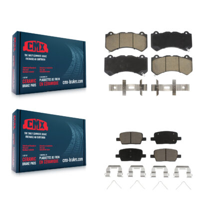 Front Rear Ceramic Brake Pads Kit For Chevrolet Camaro KCX-100243