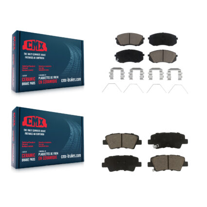 Front Rear Ceramic Brake Pad Kit For Hyundai Kona Kia Forte Elantra GT Optima Forte5 Soul KCX-100244