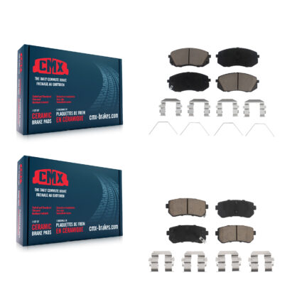 Front Rear Ceramic Brake Pads Kit For Kia Optima With Manual Parking KCX-100245
