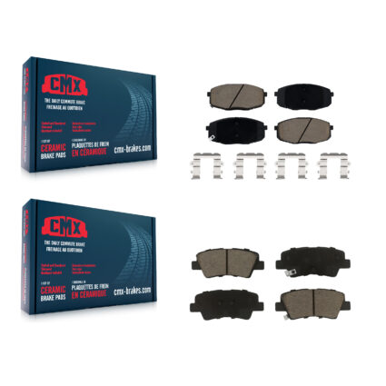 Front Rear Ceramic Brake Pads Kit For Kia Hyundai Kona Forte Soul Elantra GT Forte5 KCX-100248