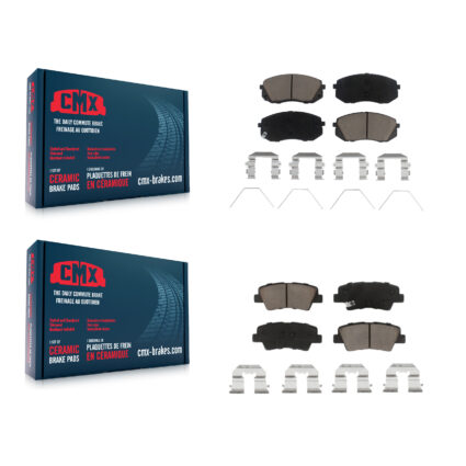 Front Rear Ceramic Brake Pads Kit For 2016 Hyundai Sonata With Electric Parking KCX-100249