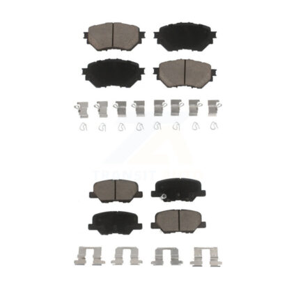 Front Rear Ceramic Brake Pads Kit For Mazda 3 Sport KCX-100252