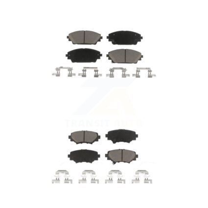 Front Rear Ceramic Brake Pads Kit For Mazda 3 Sport KCX-100253