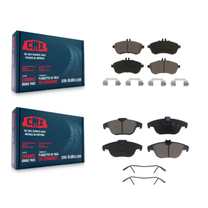 Front Rear Ceramic Brake Pads Kit For Mercedes-Benz C300 C250 C230 KCX-100262