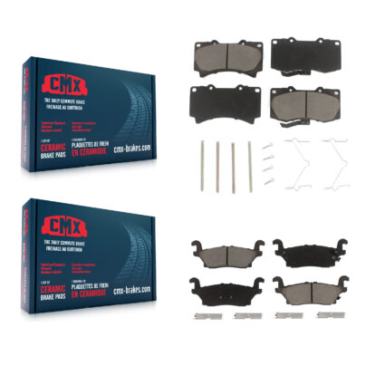 Front Rear Ceramic Brake Pads Kit For Hummer H3 H3T KCX-100270